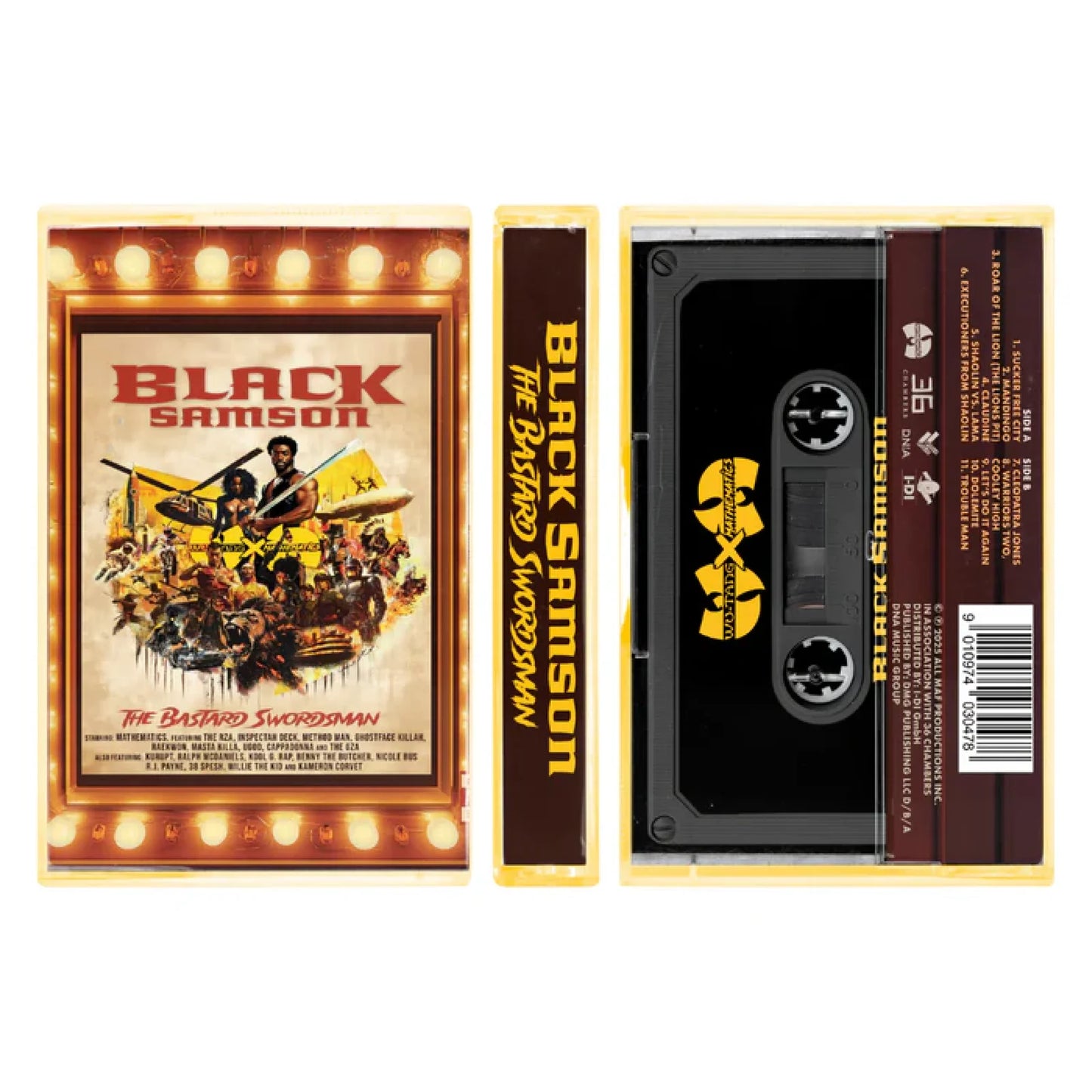 Wu-Tang Clan & DJ Mathematics - Black Samson cassette tape