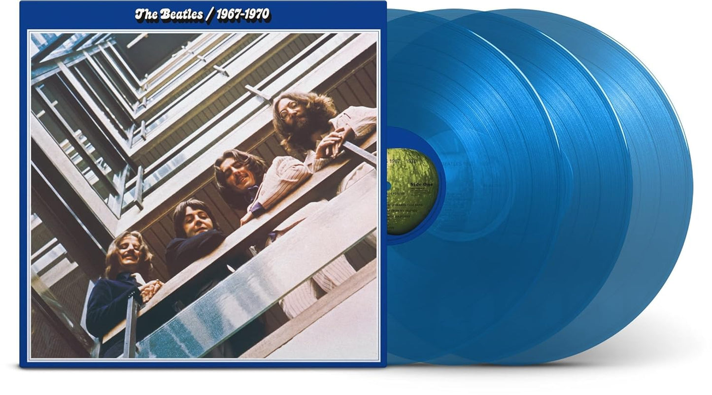 The Beatles - 1967-1970 3xLP blue vinyl record