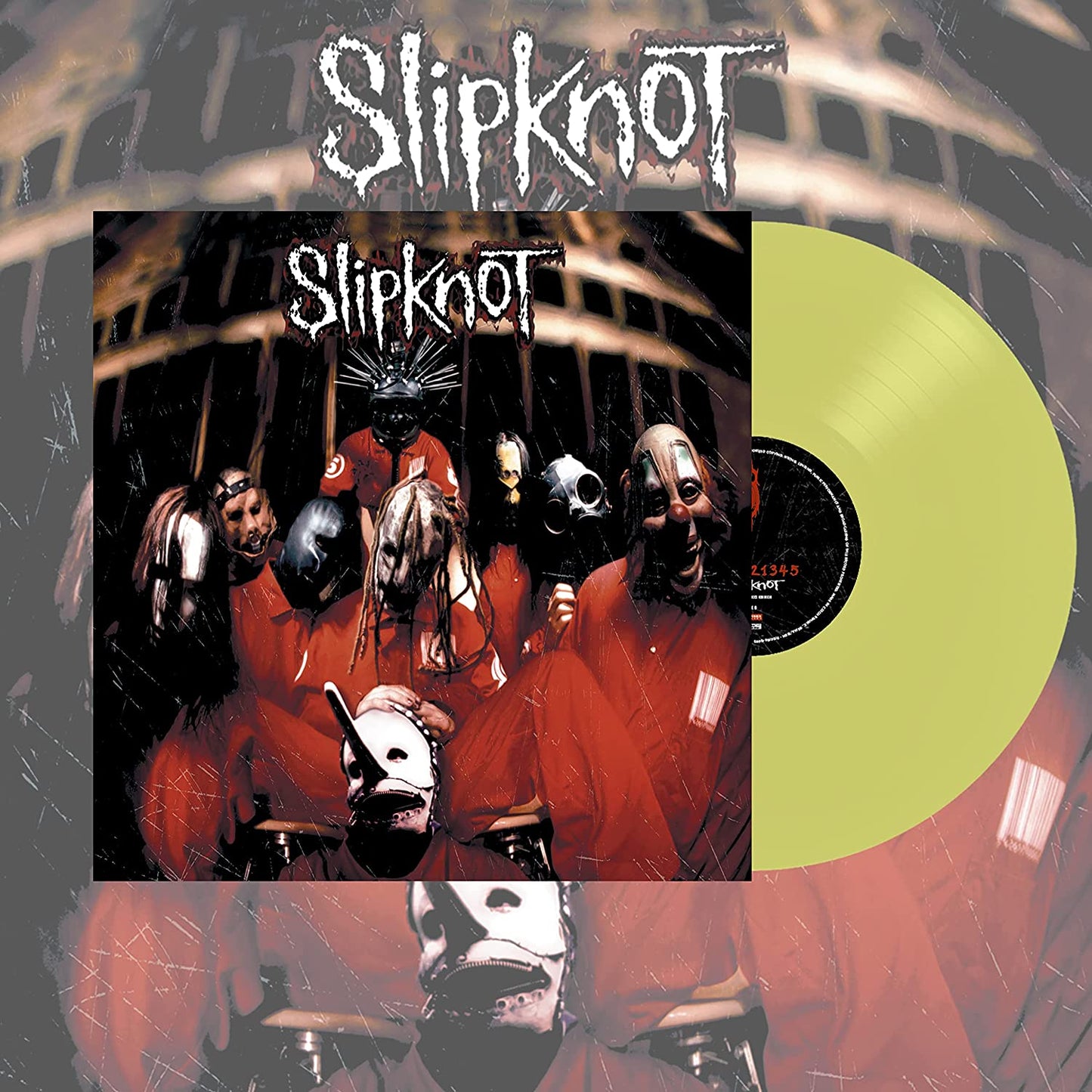 Slipknot - self-titled LP record (lemon vinyl)