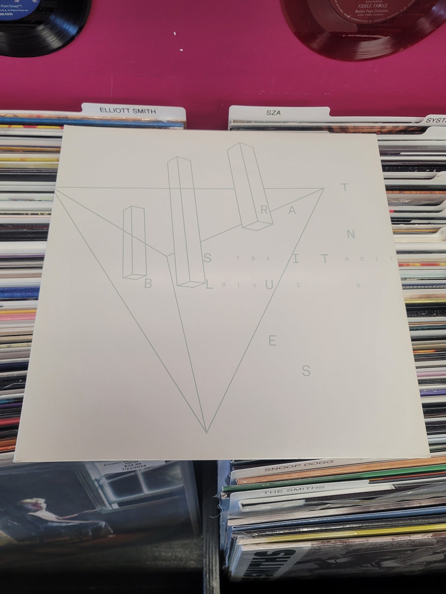 USED: The Devil Wears Prada - Transit Blues LP record (blue/clear vinyl)