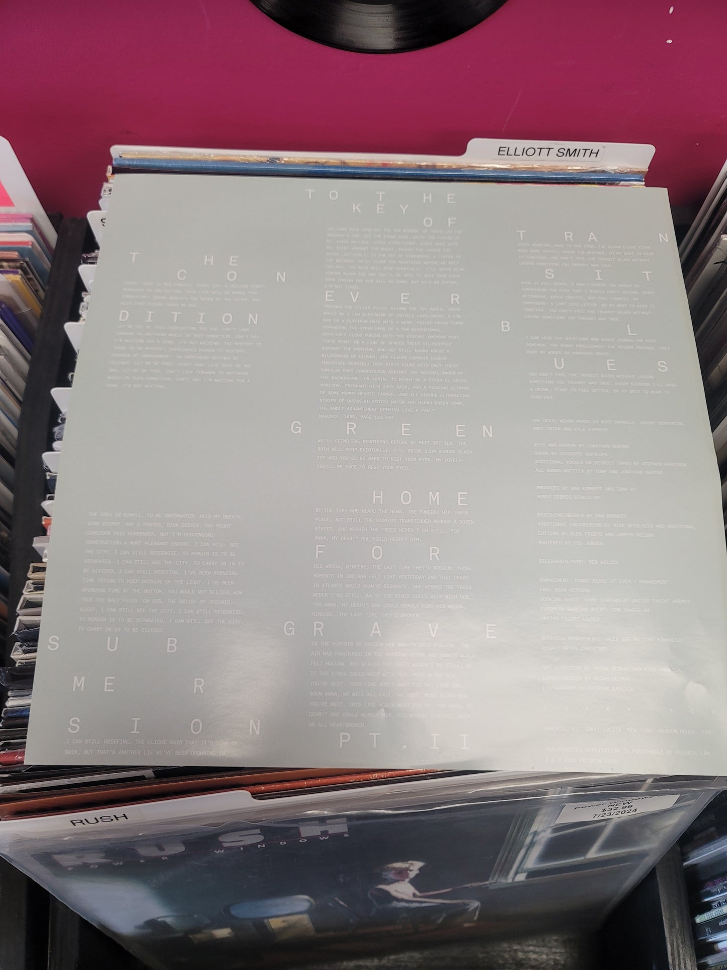 USED: The Devil Wears Prada - Transit Blues LP record (blue/clear vinyl)