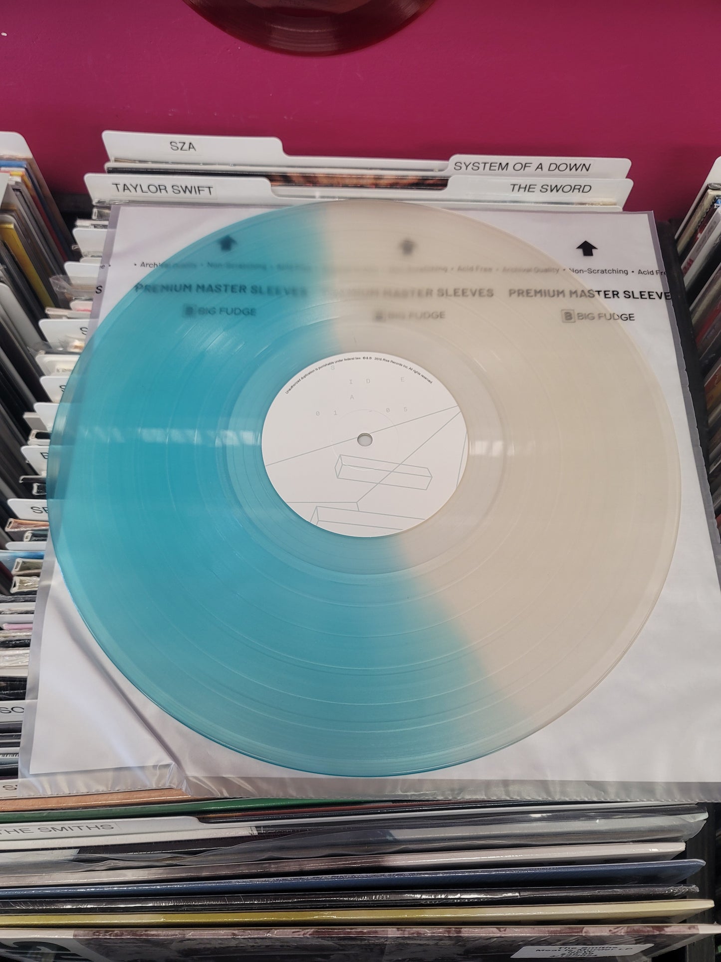 USED: The Devil Wears Prada - Transit Blues LP record (blue/clear vinyl)