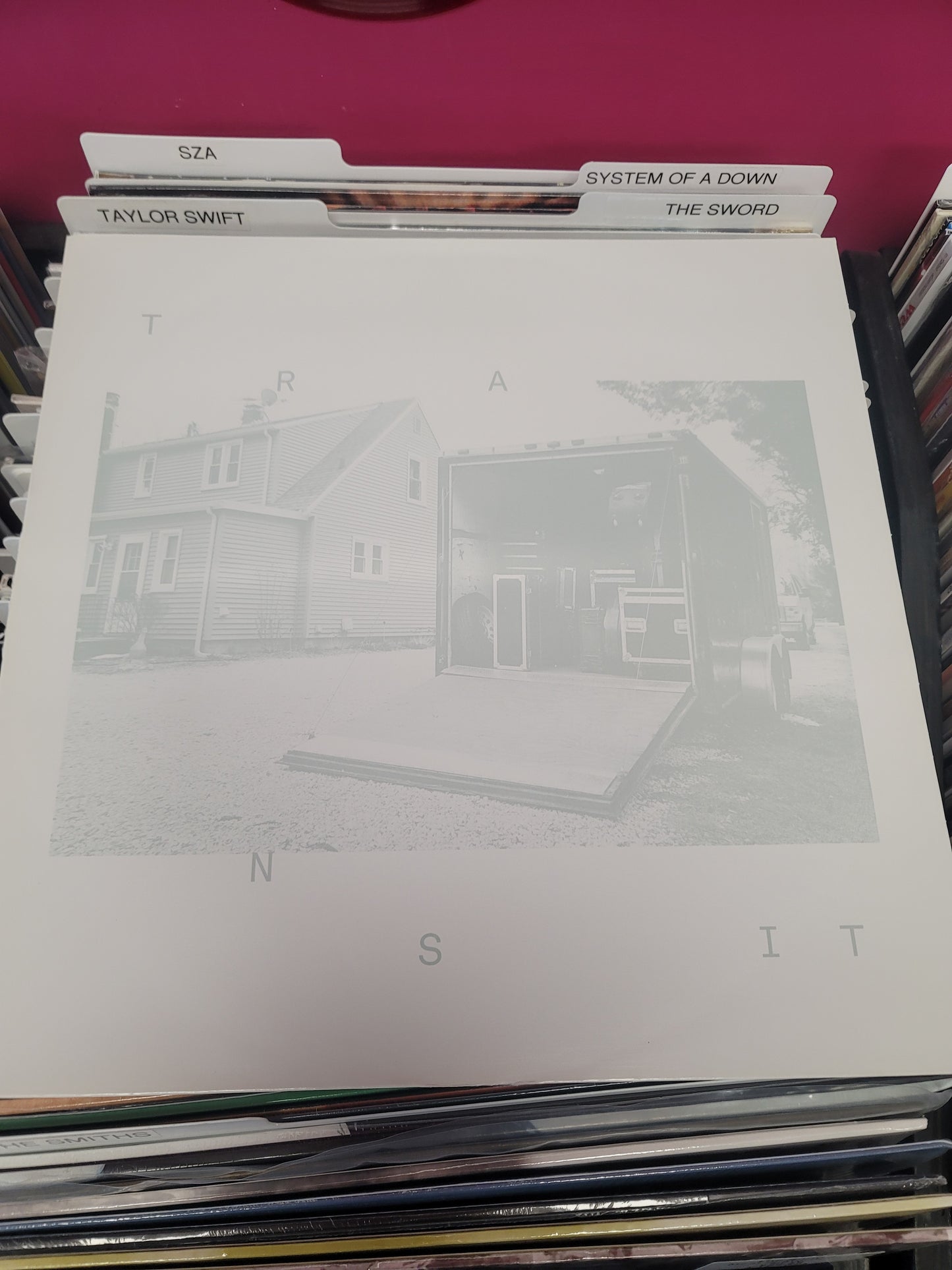 USED: The Devil Wears Prada - Transit Blues LP record (blue/clear vinyl)