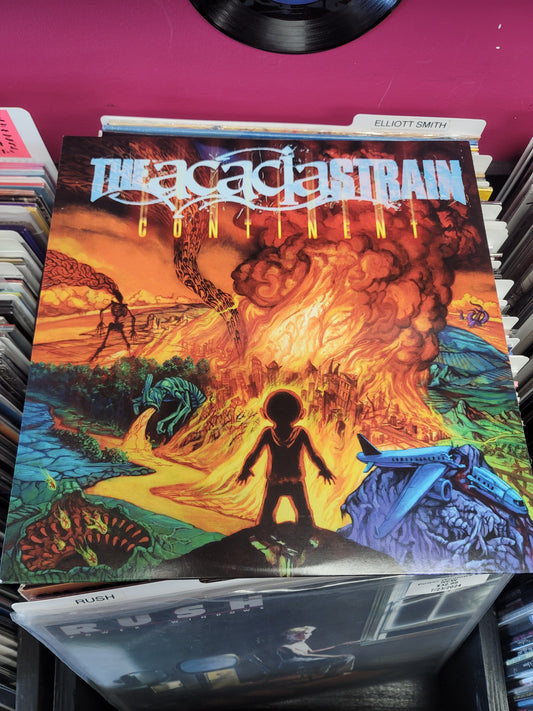 USED: The Acacia Strain - Continent LP record (blue marbled vinyl)