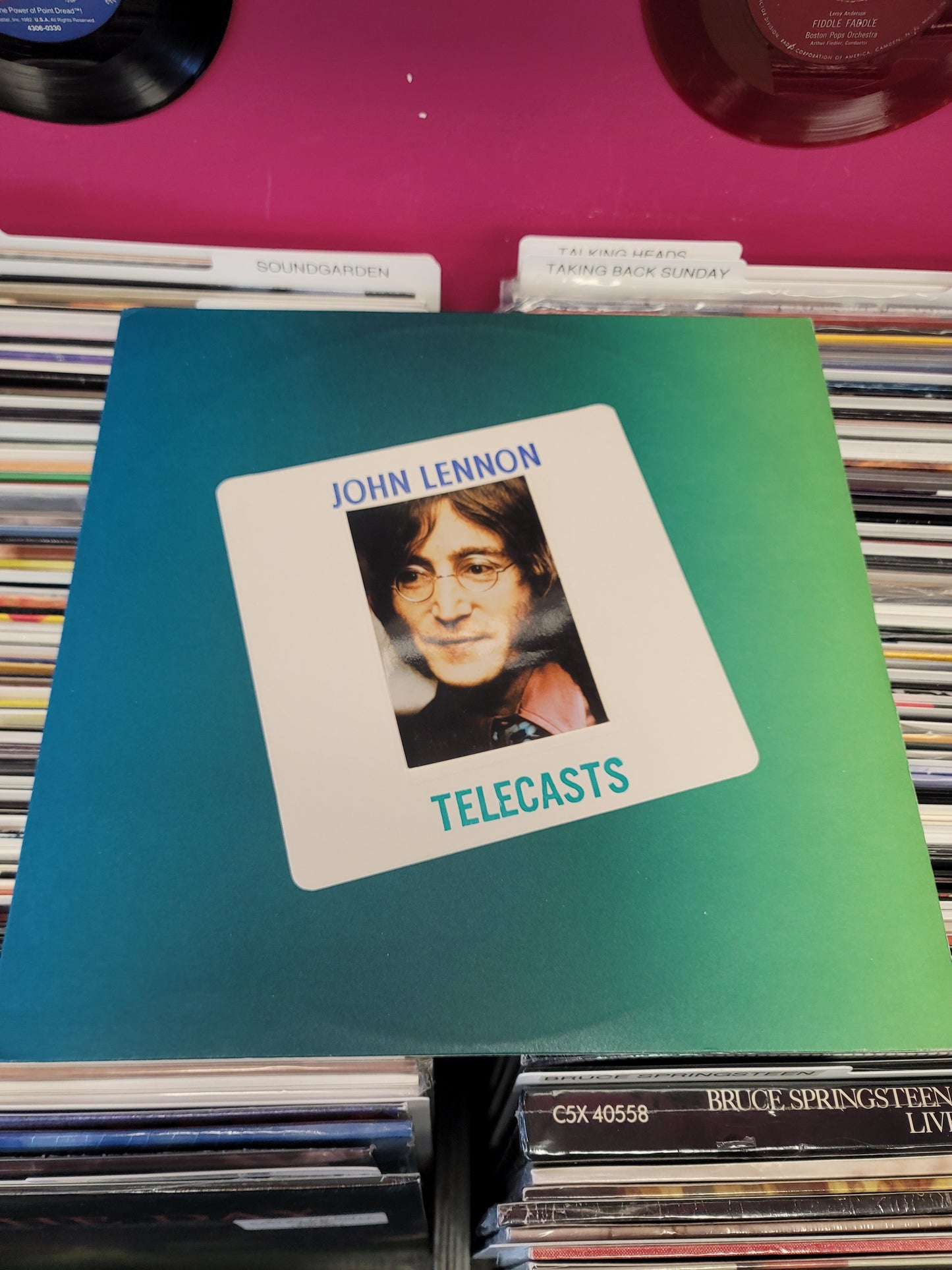 USED: John Lennon - Telecasts LP vinyl record