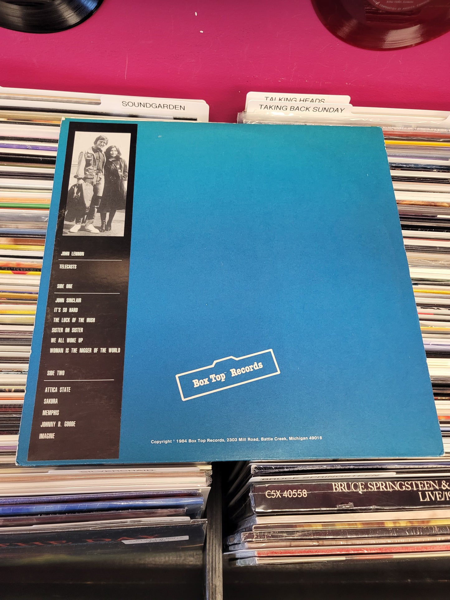 USED: John Lennon - Telecasts LP vinyl record