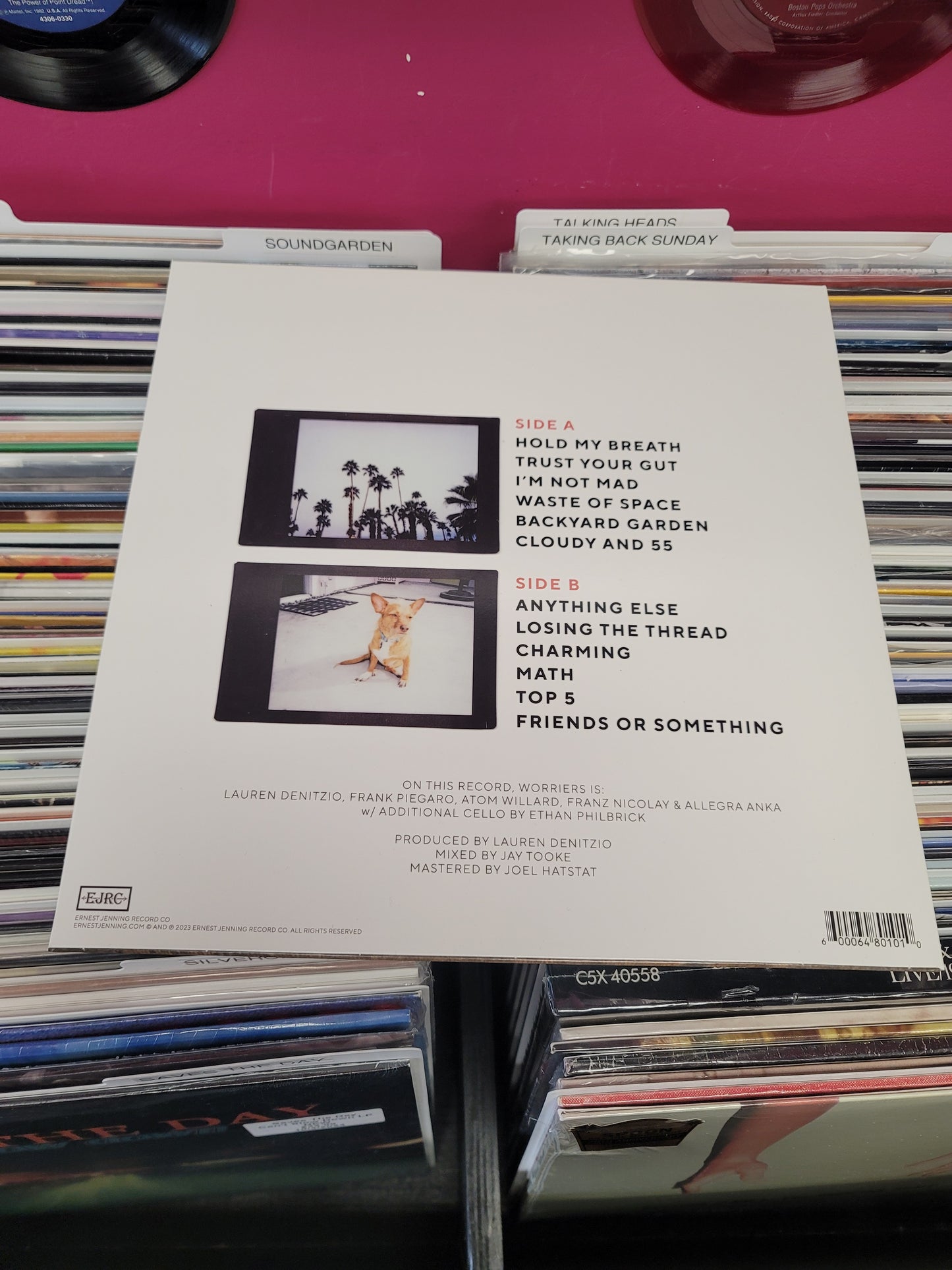USED: Worriers - Trust Your Gut LP vinyl record