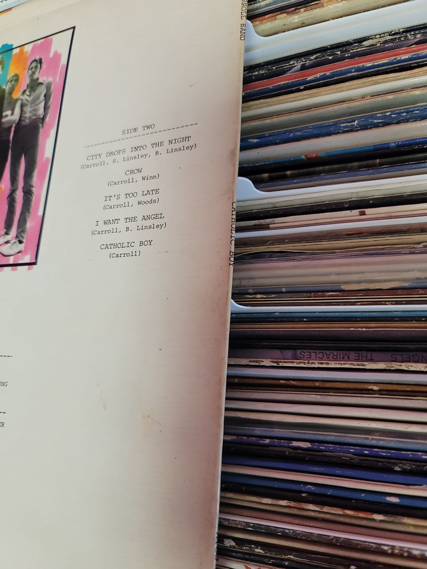 USED: Jim Carroll Band - Catholic Boy LP vinyl record