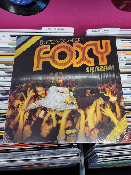 USED: Foxy Shazam - Introducing LP record (blue/black split vinyl)