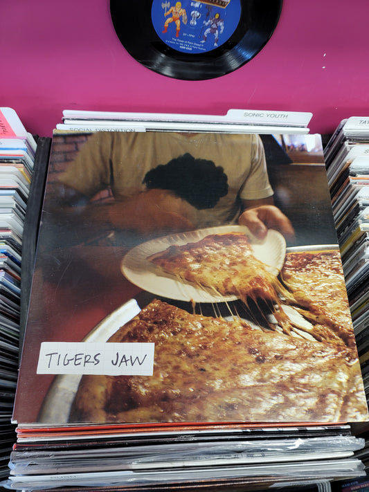 USED: Tigers Jaw - self-titled LP record (orange/yellow vinyl)