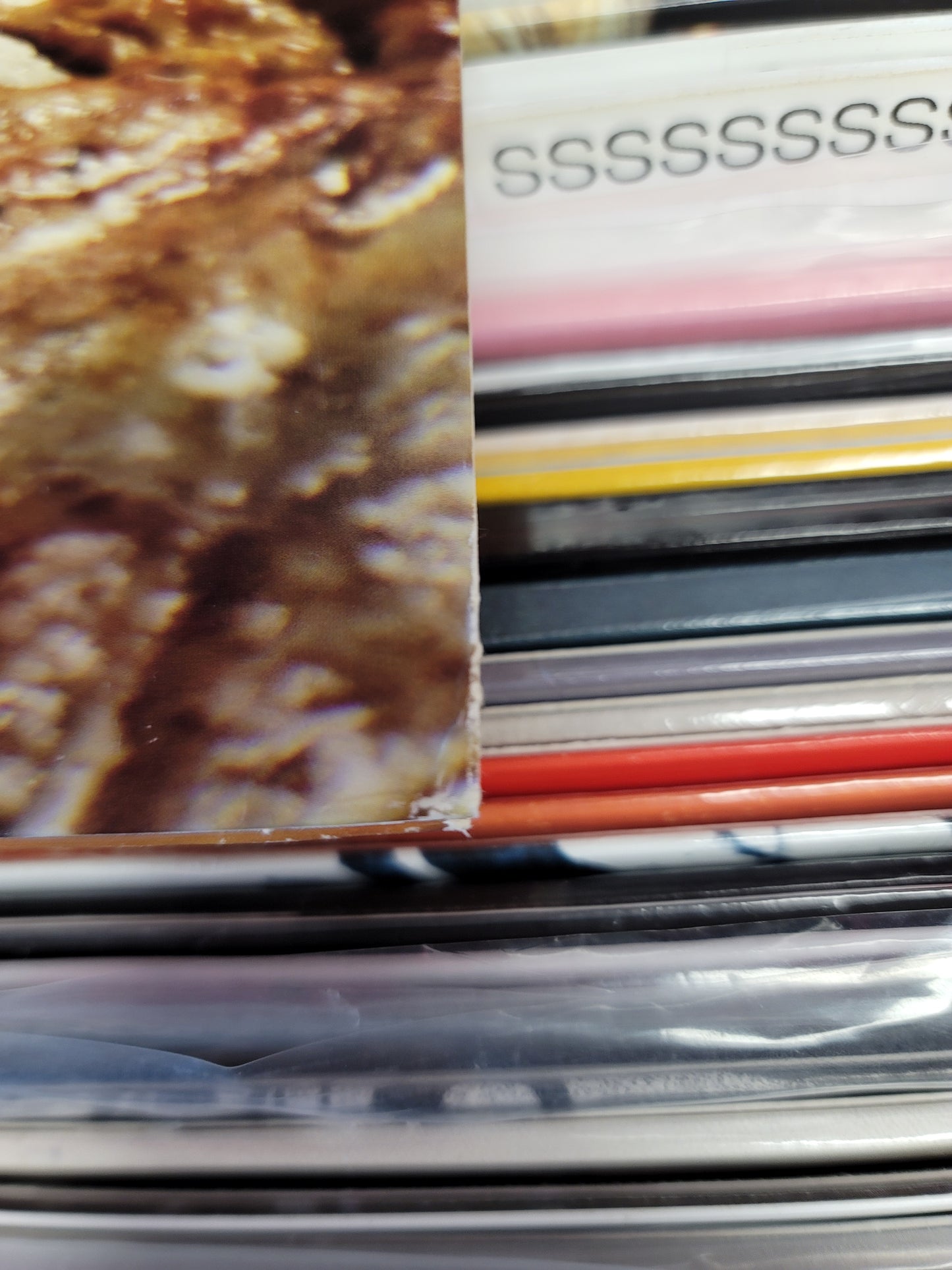 USED: Tigers Jaw - self-titled LP record (orange/yellow vinyl)