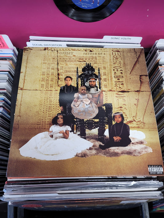 USED: Offset - Father of 4 LP record (yellow vinyl)