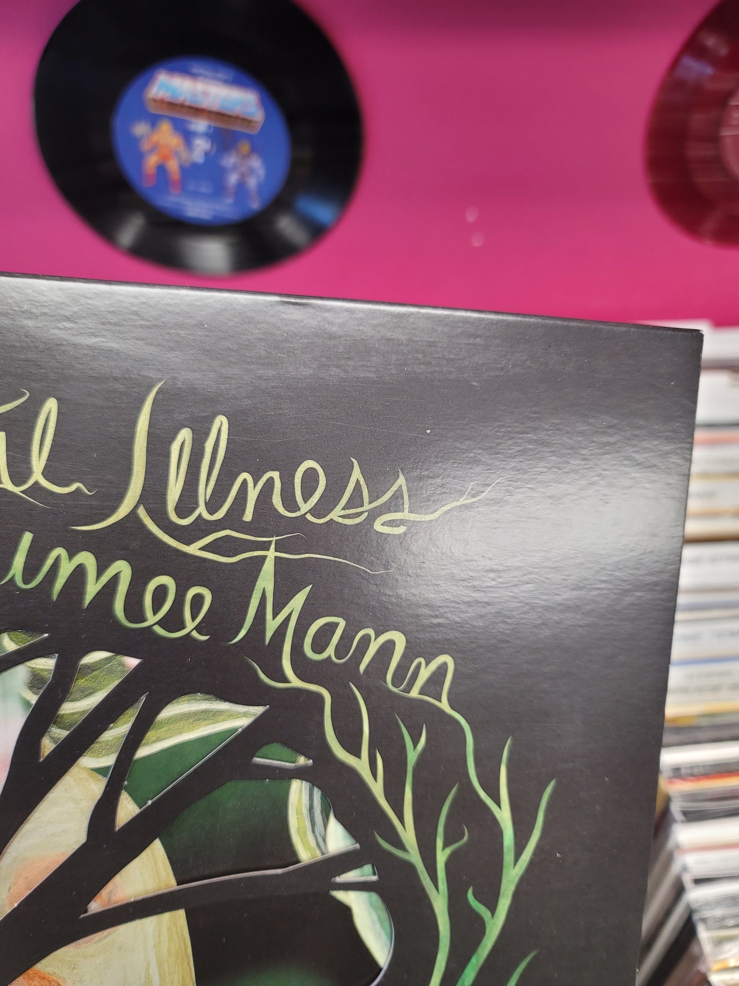USED: Aimee Mann - Mental Illness LP record (pink vinyl)