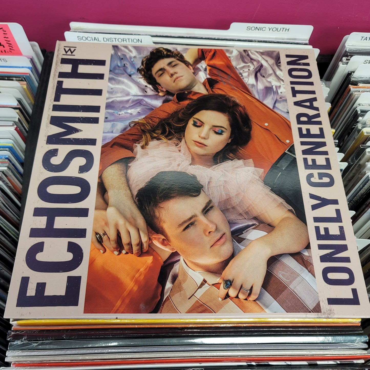 USED: Echosmith - Lonely Generation LP record (colored vinyl)