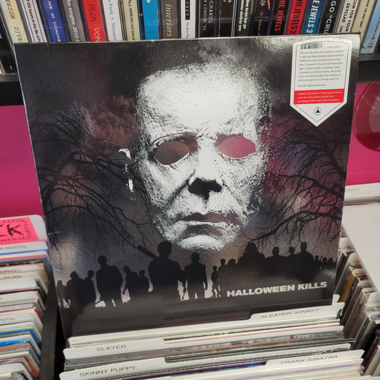 USED: Halloween Kills soundtrack LP (clear vinyl w/ red splatter)