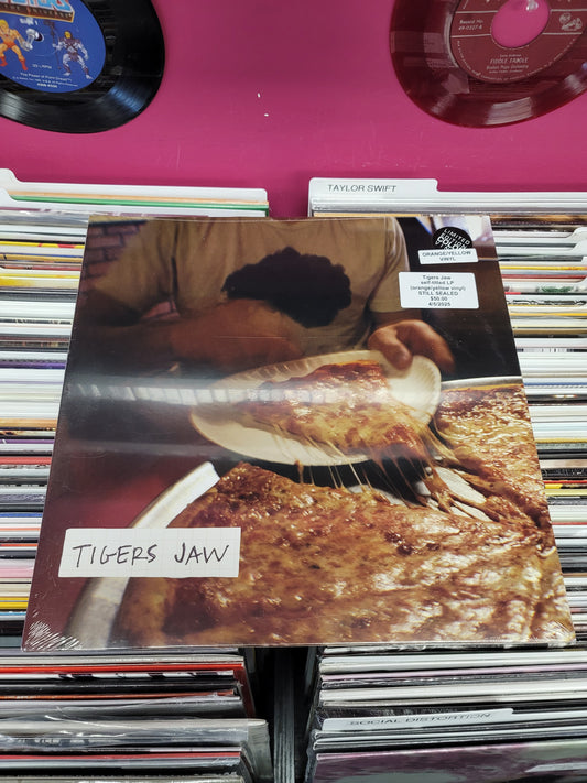 USED: Tigers Jaw - self-titled LP record (orange/yellow vinyl)