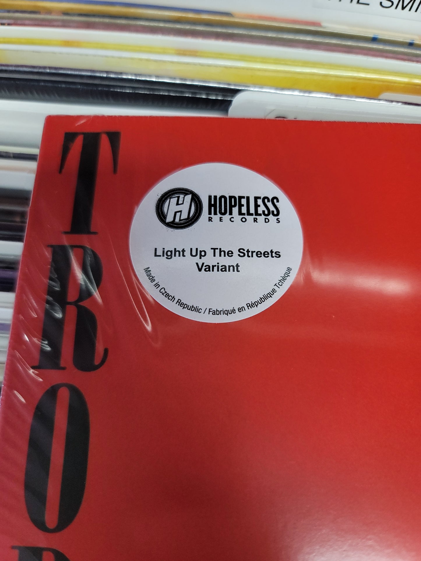 USED: Trophy Eyes - The American Dream LP record (black/yellow vinyl)