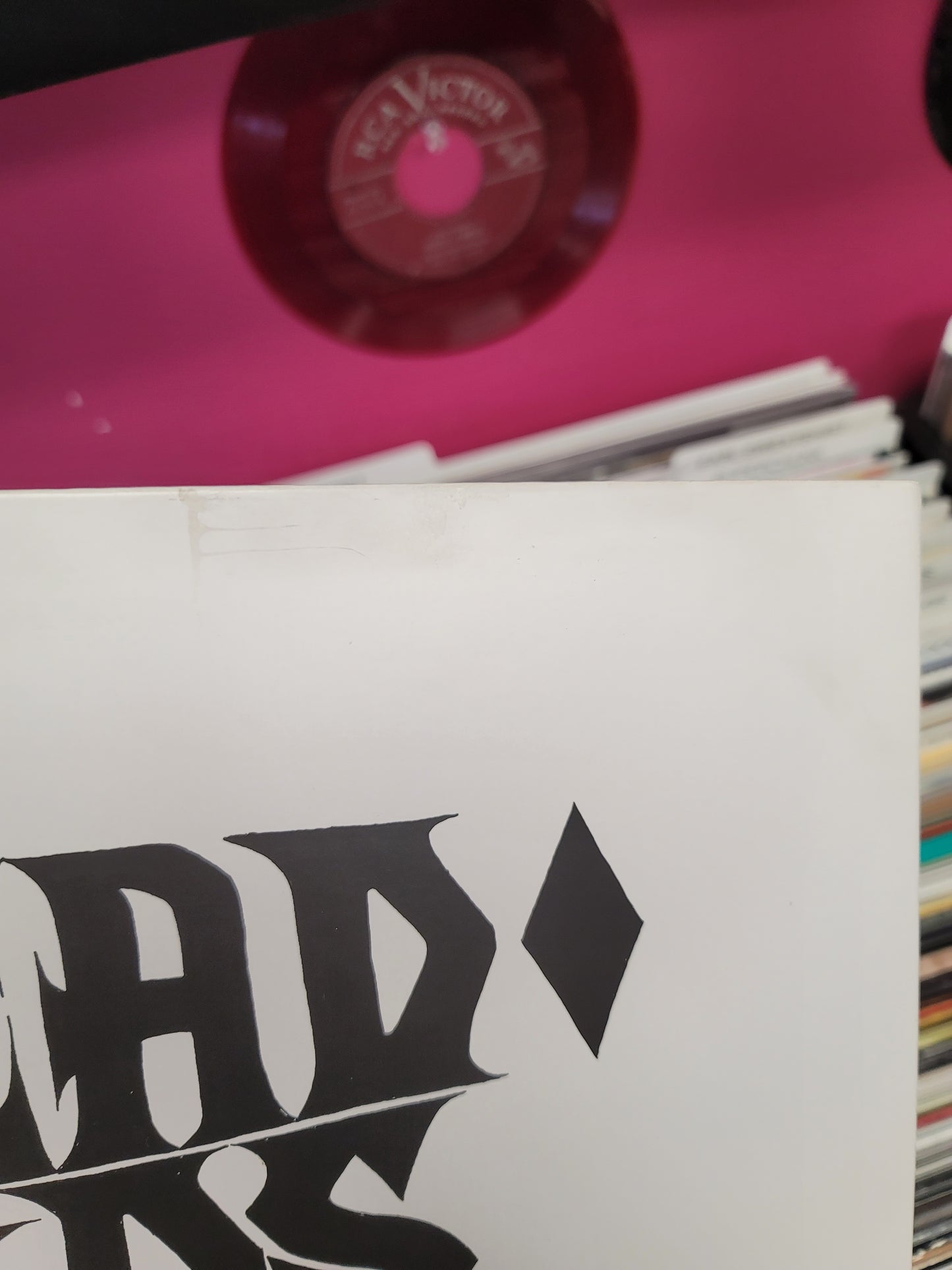 USED: Soft Kill - Dead Kids, R.I.P. City LP record (clear vinyl w/ red splatter)