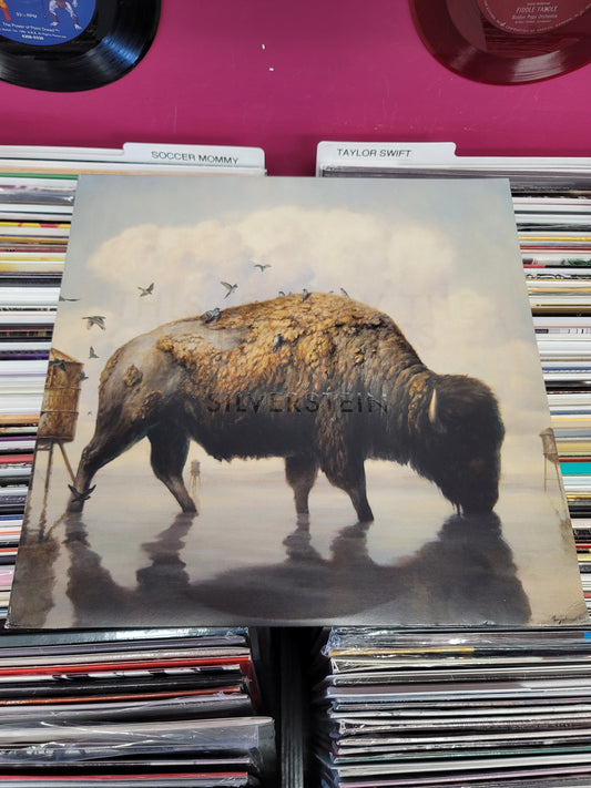 USED: Silverstein - This Is How The Wind Shifts LP record (blue vinyl)