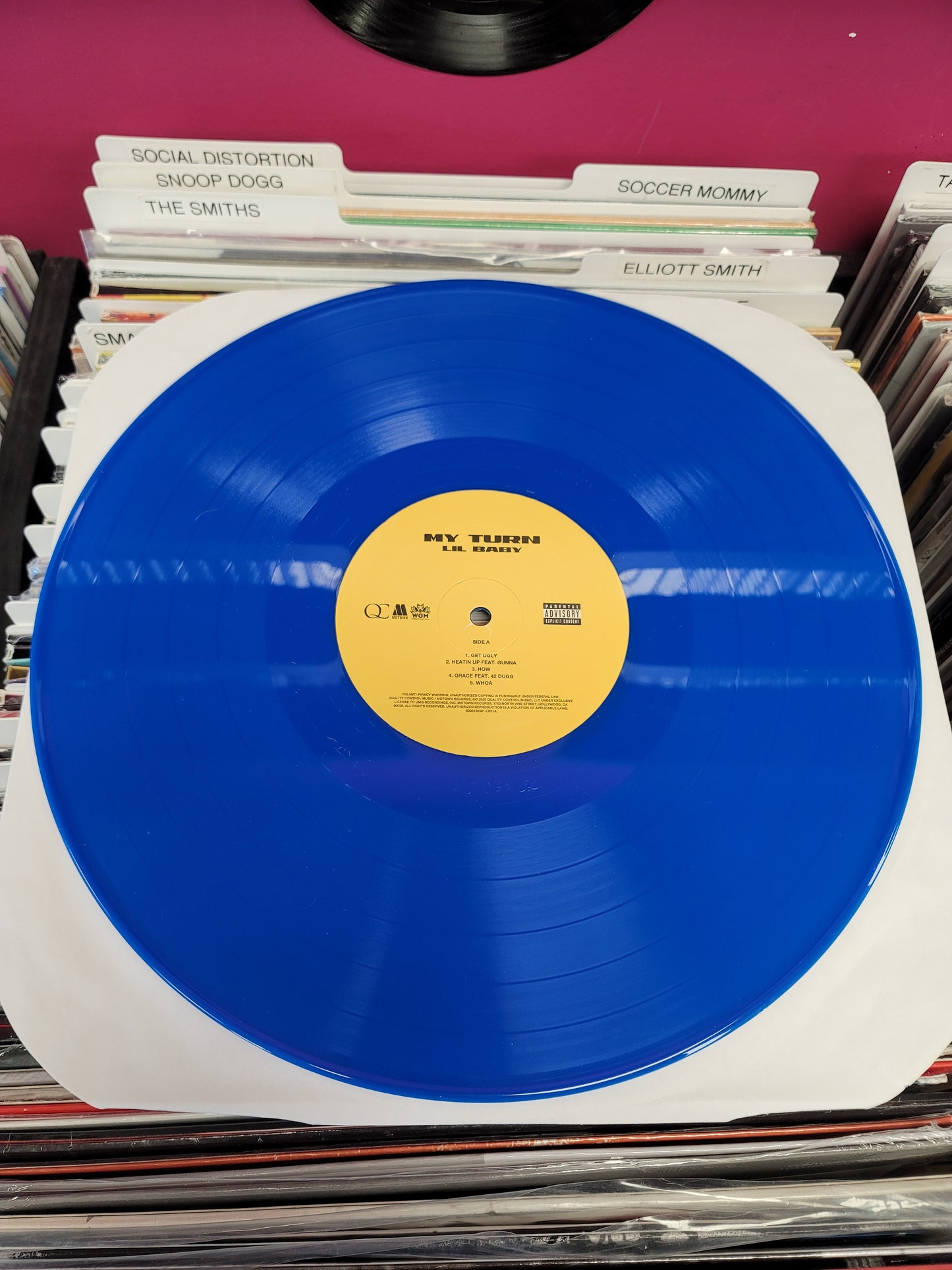 USED: Lil Baby - My Turn LP record (blue vinyl)
