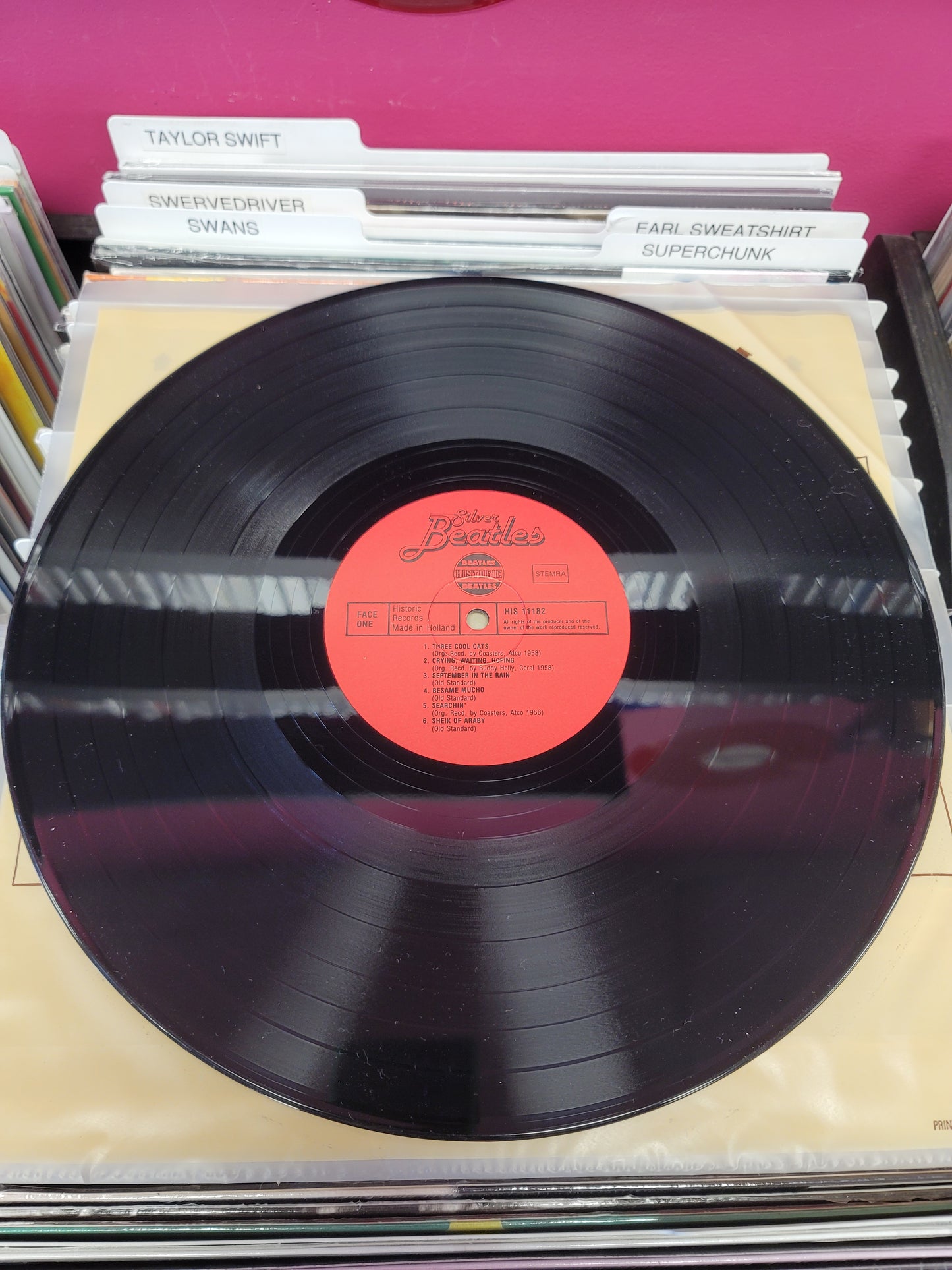 USED: The Beatles - Silver Beatles LP vinyl record