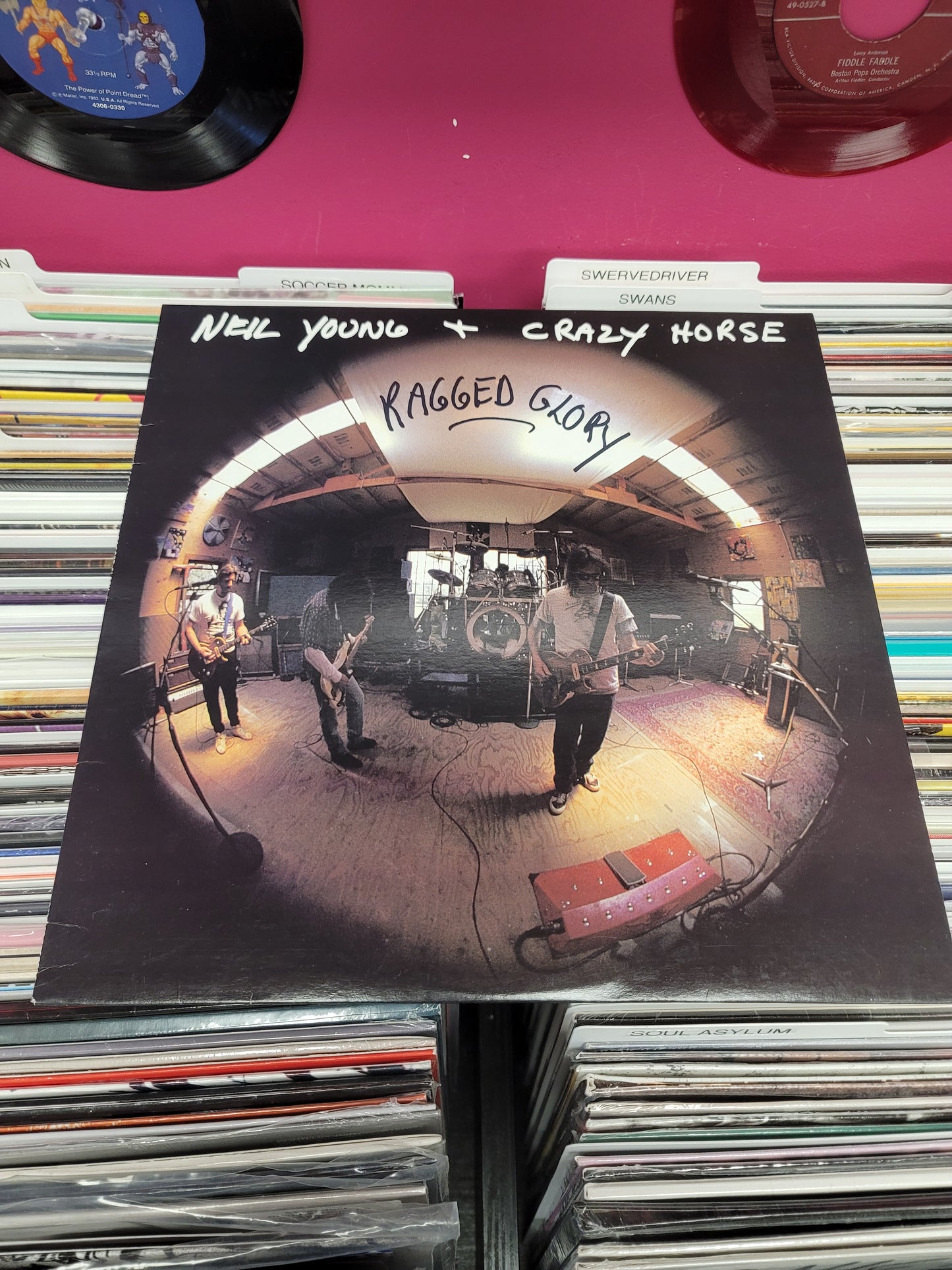 USED: Neil Young & Crazy Horse - Ragged Glory LP vinyl record