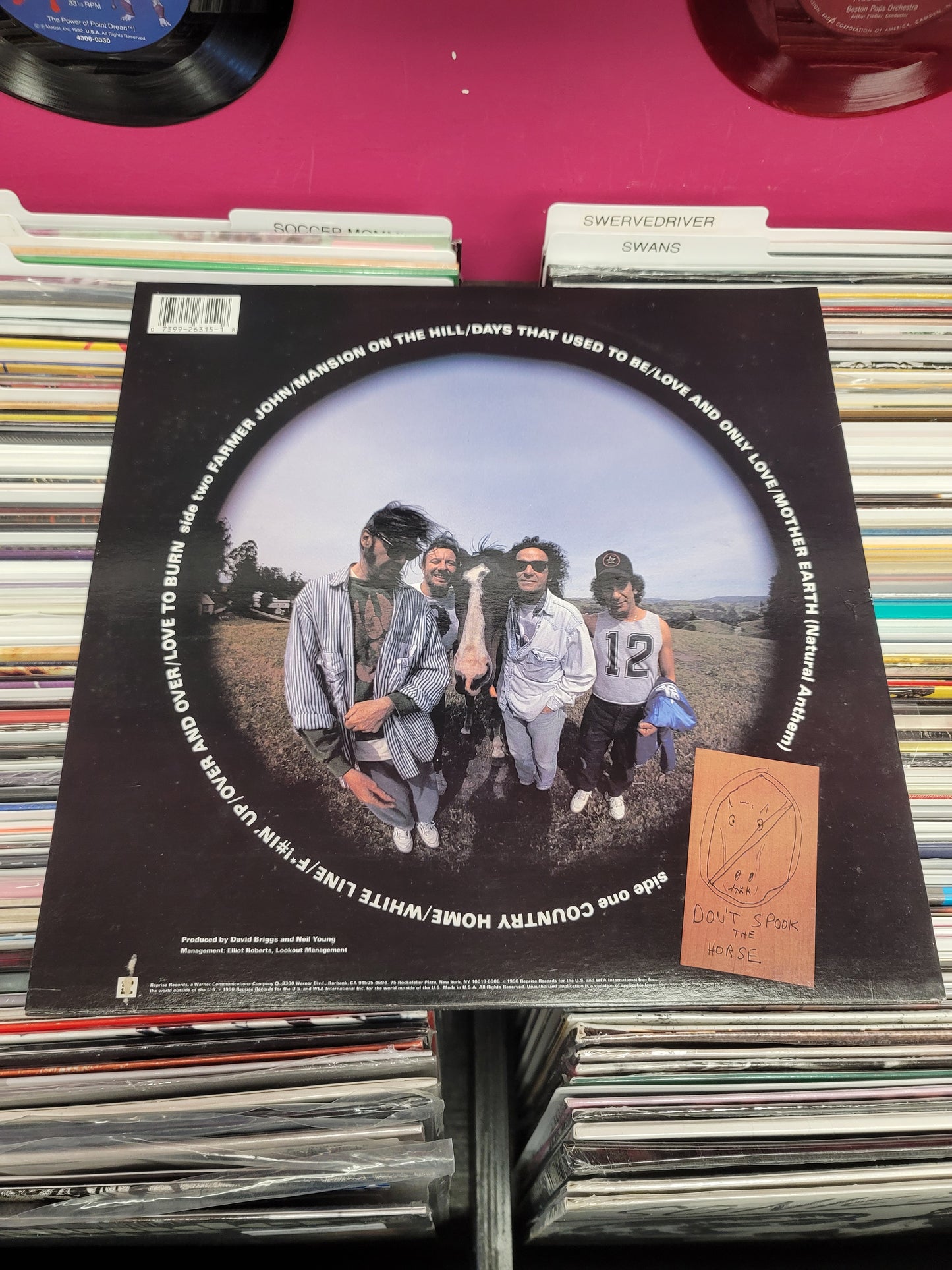 USED: Neil Young & Crazy Horse - Ragged Glory LP vinyl record