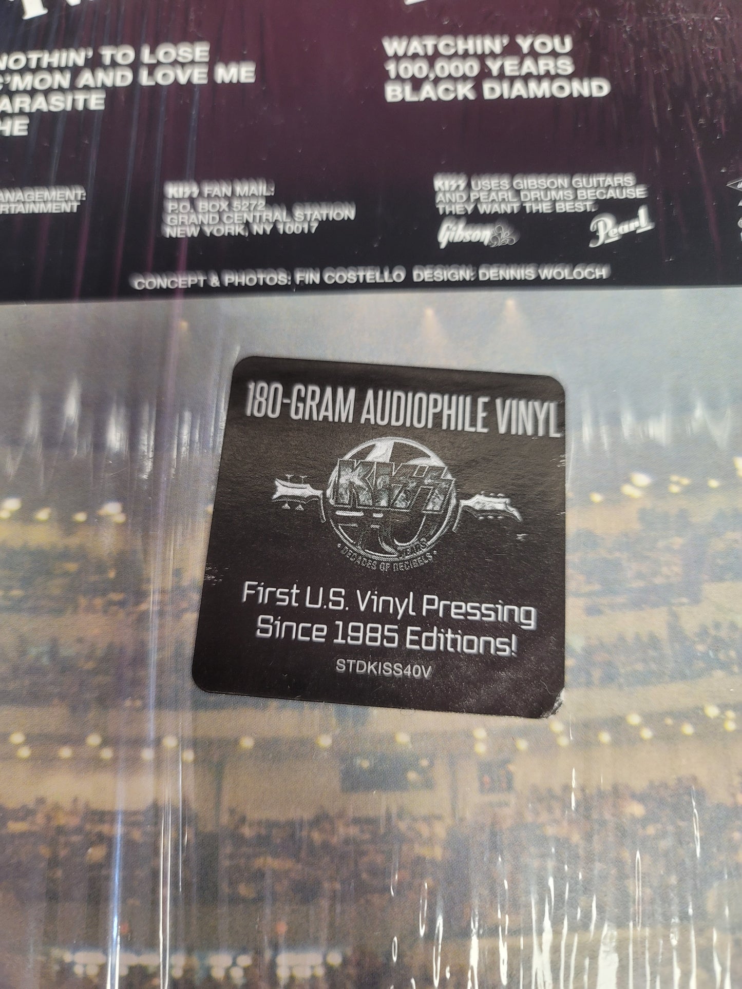 USED: KISS - Alive LP vinyl record