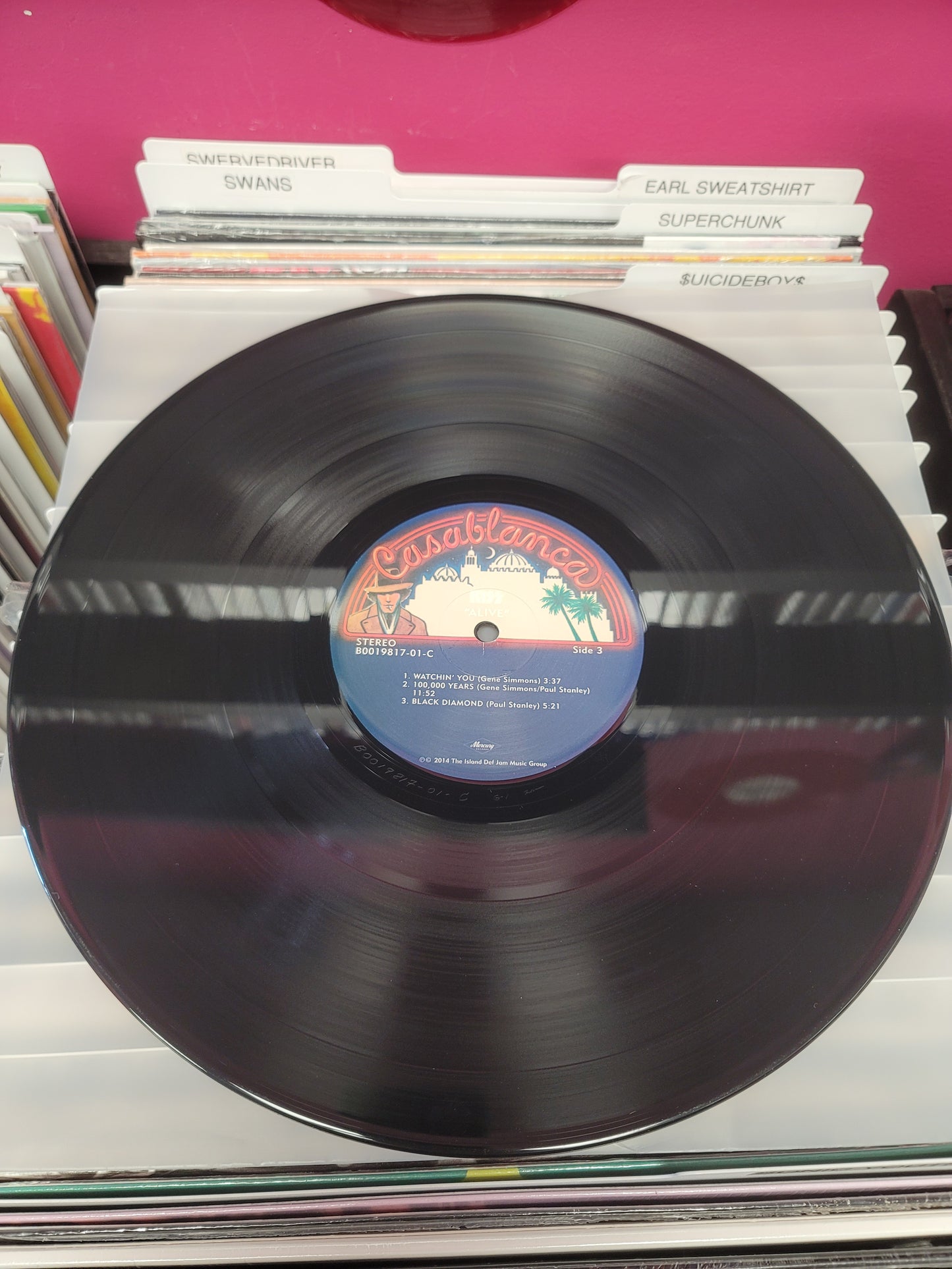 USED: KISS - Alive LP vinyl record