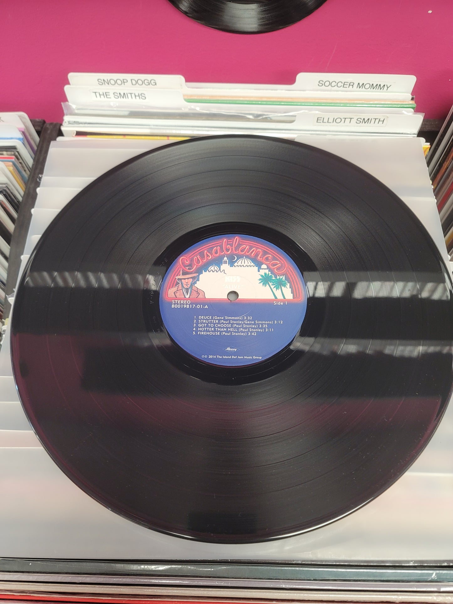 USED: KISS - Alive LP vinyl record