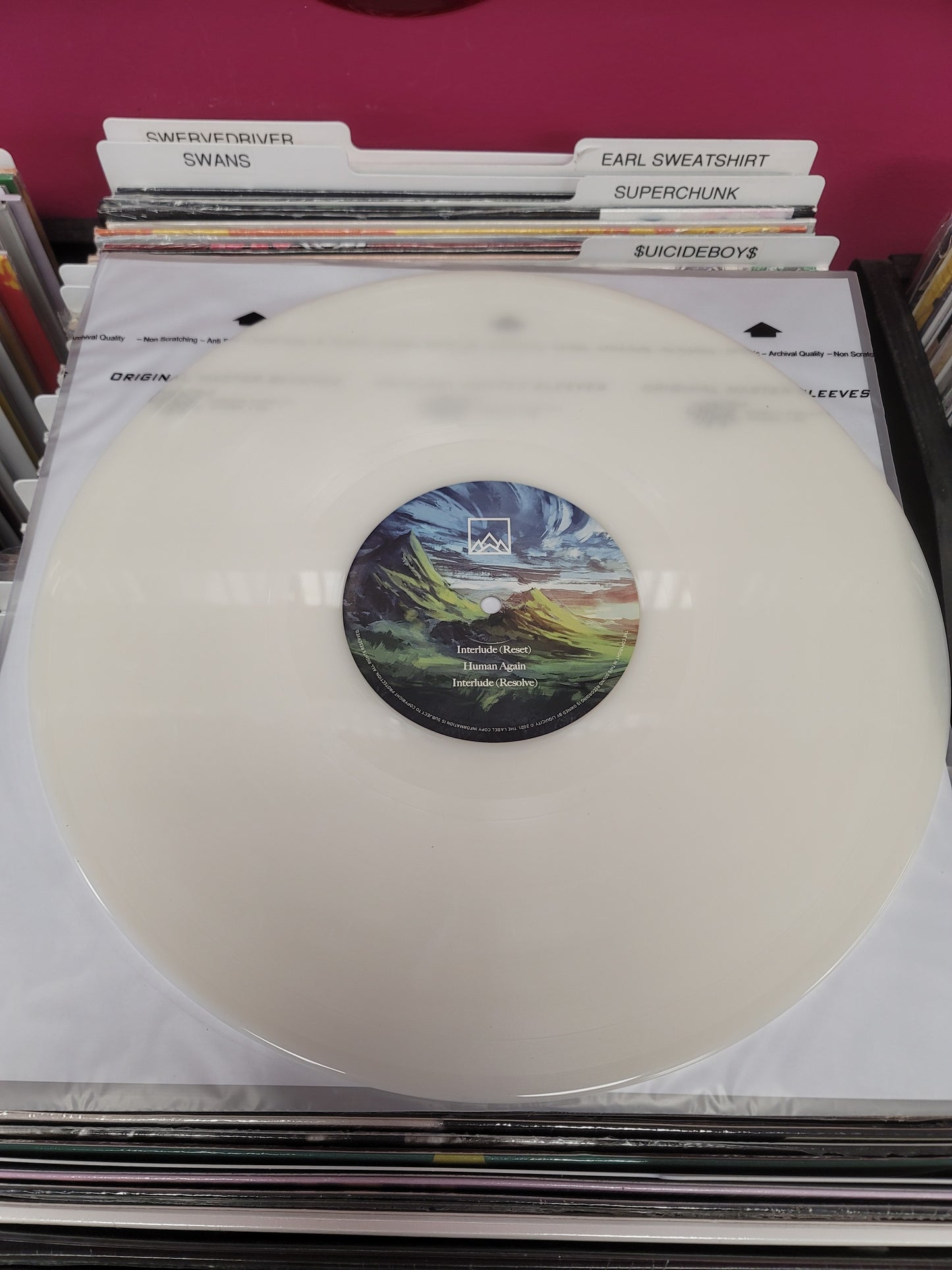 USED: Boxplot - Here & Now LP record (white vinyl)