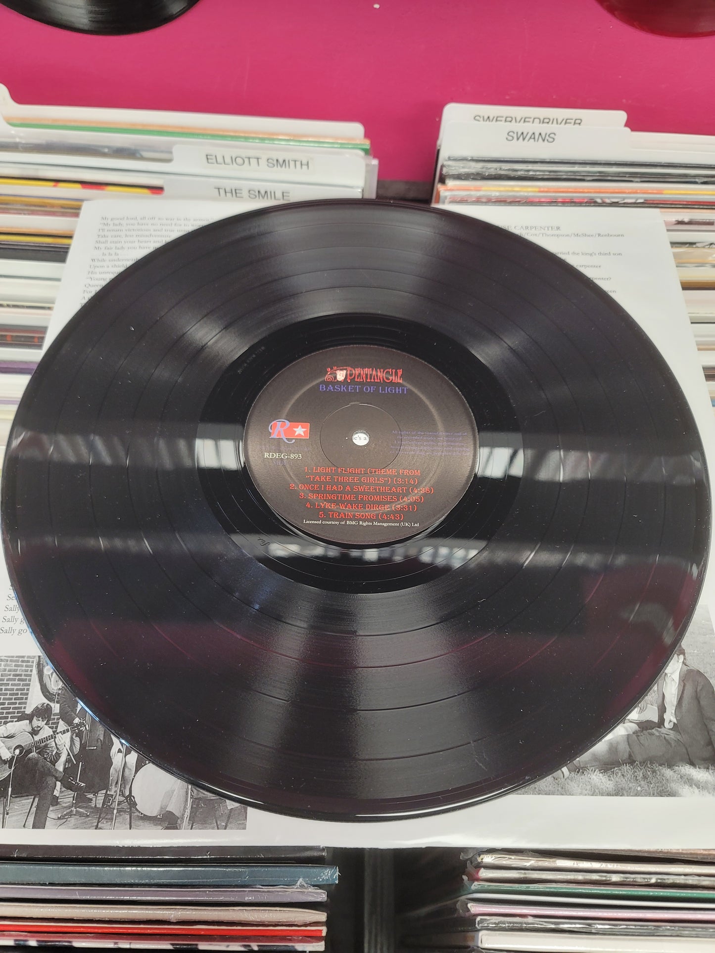 USED: The Pentangle - Basket of Light LP vinyl record