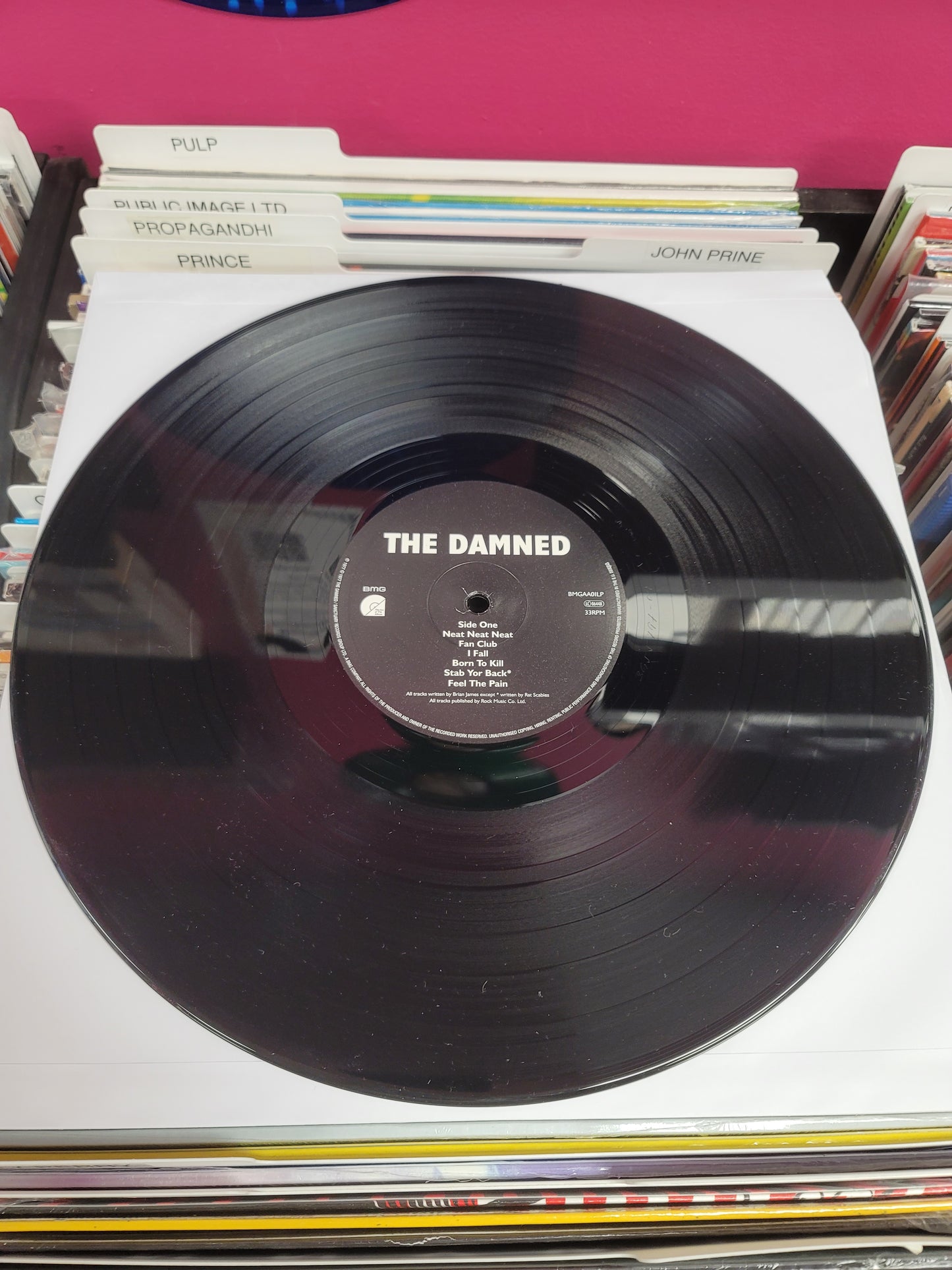 USED: The Damned - Damned Damned Damned LP vinyl record
