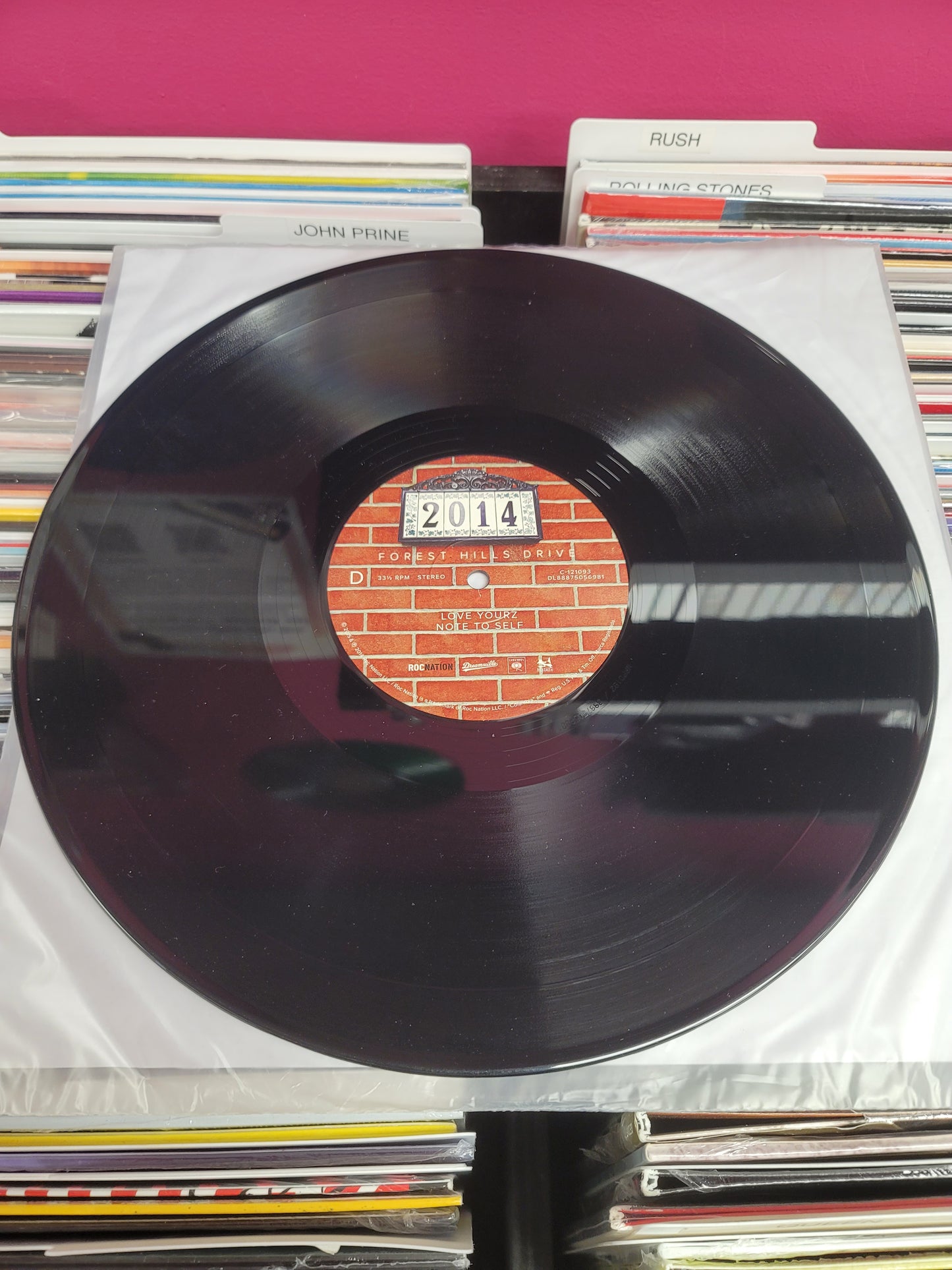 USED: J. Cole - 2014 Forest Hills Drive LP vinyl record