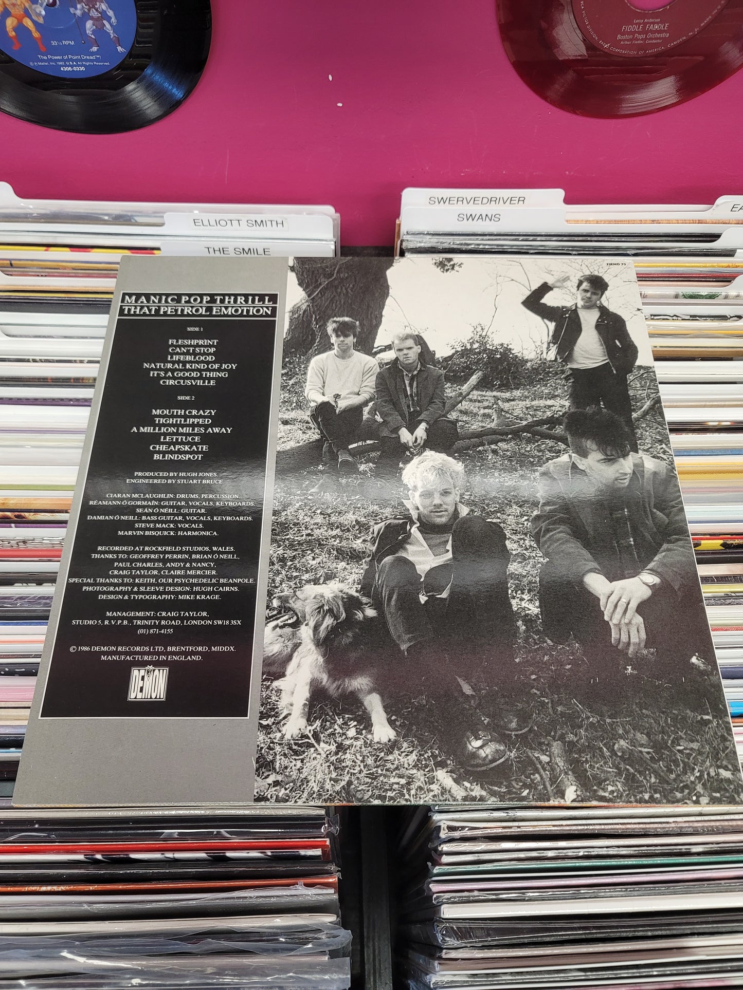 USED: That Petrol Emotion - Manic Pop Thrill LP vinyl record