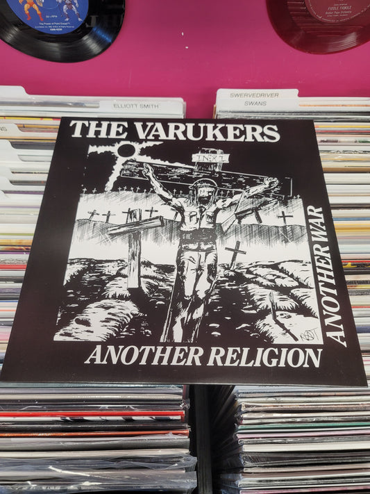 USED: The Varukers - Another Religion, Another War LP vinyl record