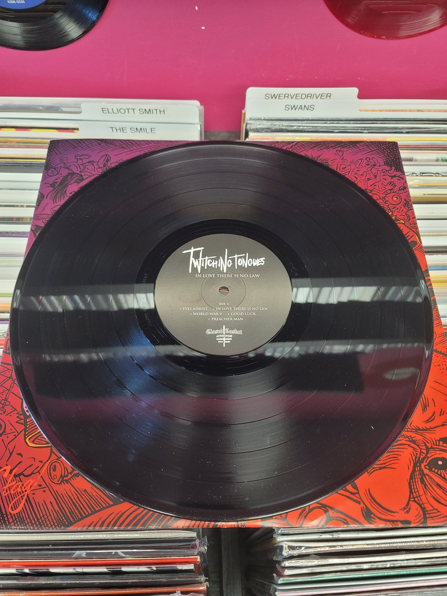 USED: Twitching Tongues - In Love There Is No Law LP vinyl record