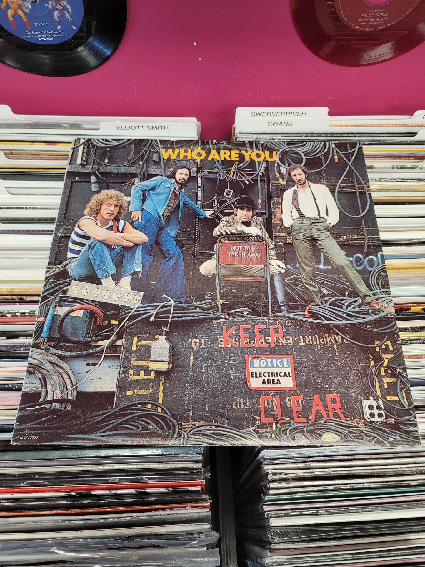 USED: The Who - Who Are You LP record (red vinyl)