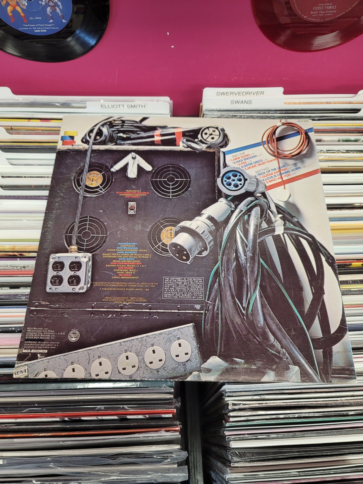 USED: The Who - Who Are You LP record (red vinyl)