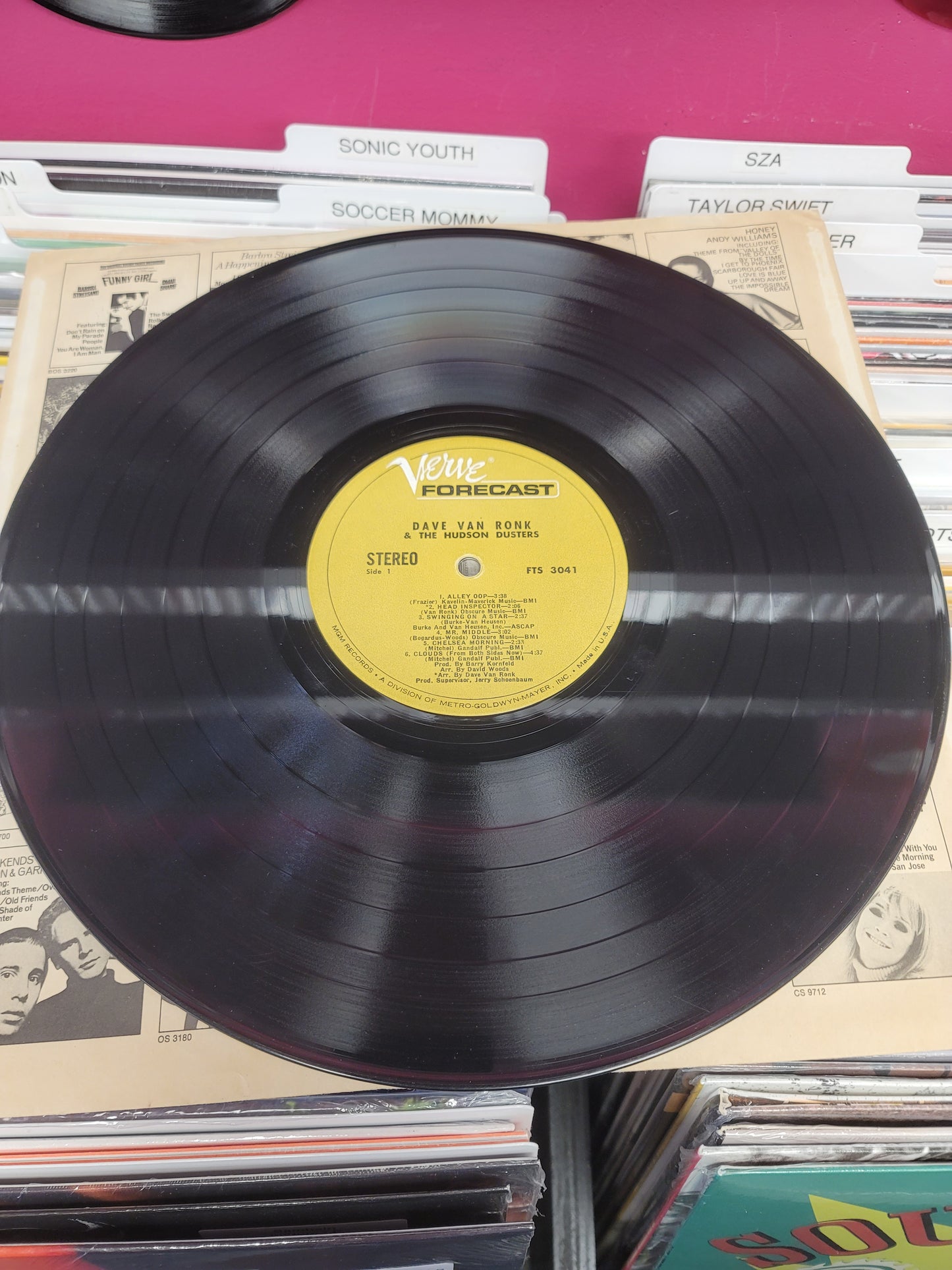 USED: Dave Van Ronk & the Hudson Dusters LP vinyl record