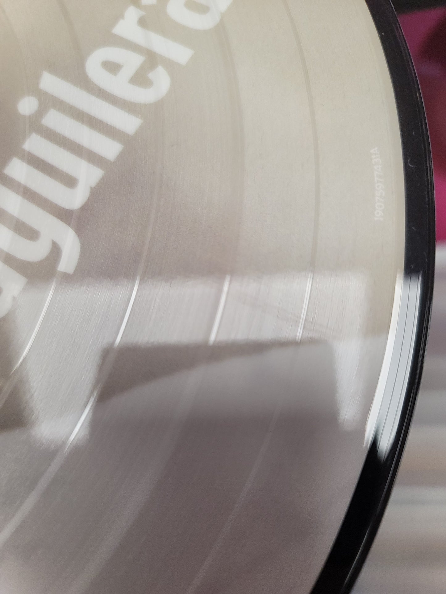 USED: Christina Aguilera - self-titled LP record (picture disc vinyl)