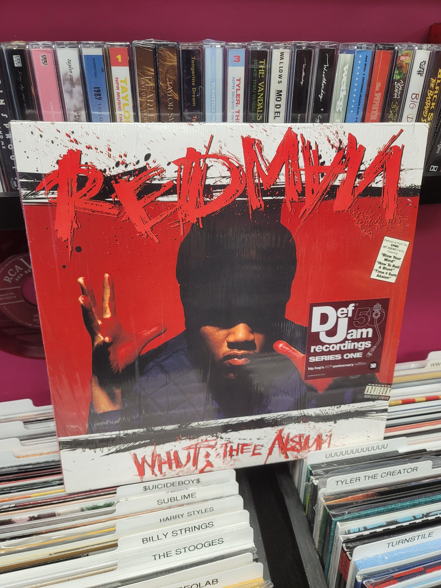 USED: Redman - Whut The Album LP record (red vinyl)