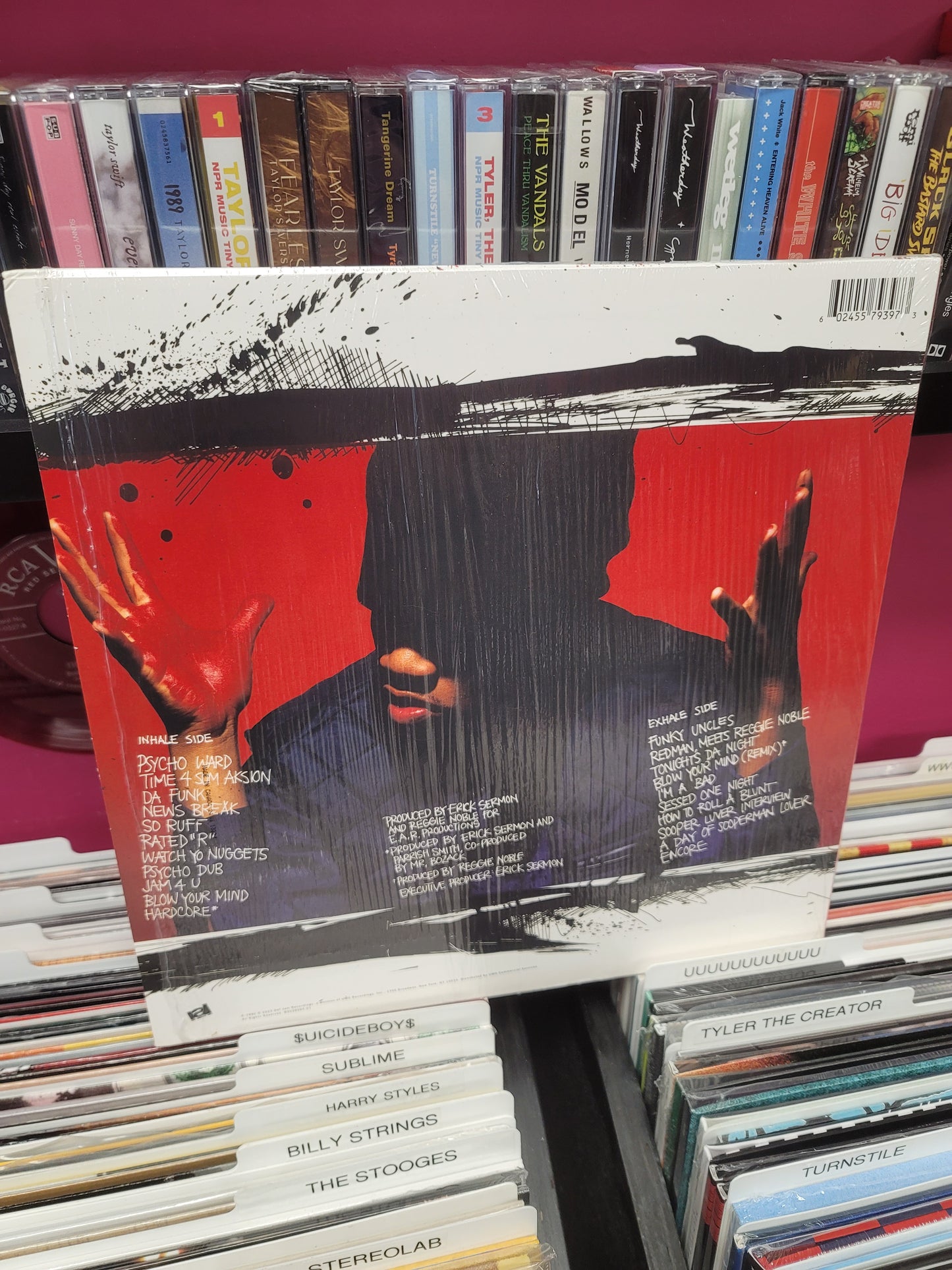 USED: Redman - Whut The Album LP record (red vinyl)