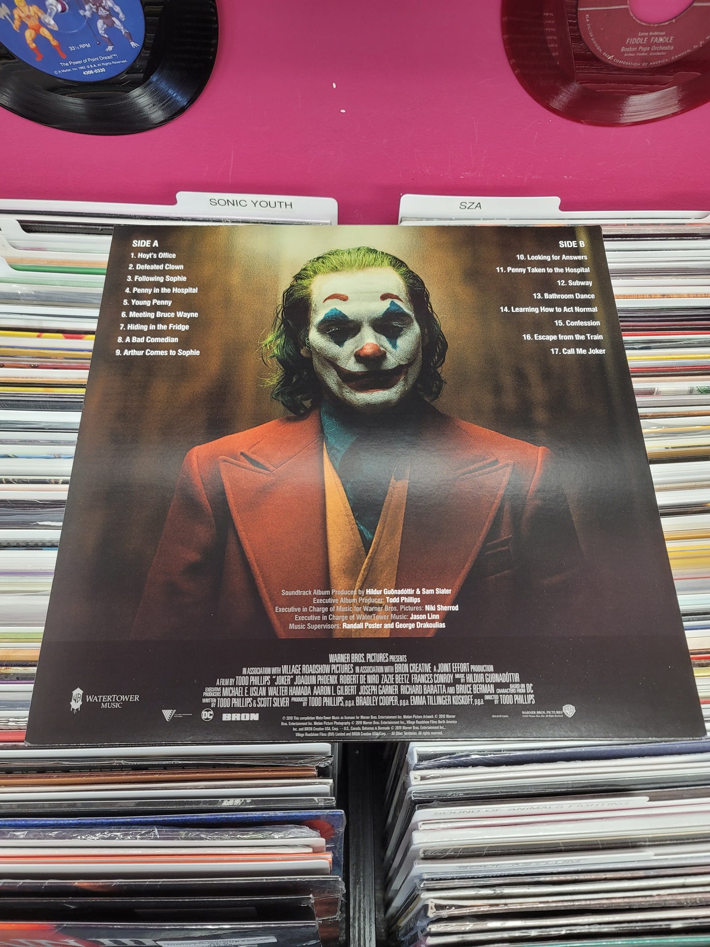 USED: Joker soundtrack (music by Hildur Guðnadóttir) LP record (purple vinyl)