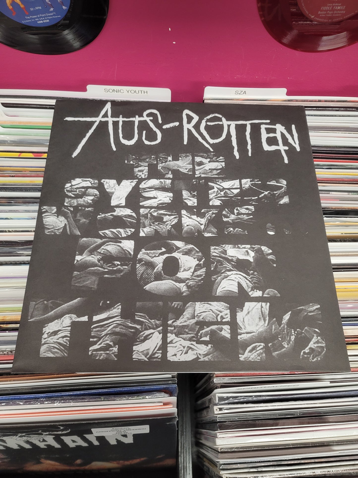 USED: Aus-Rotten - The System Works... For Them LP vinyl record