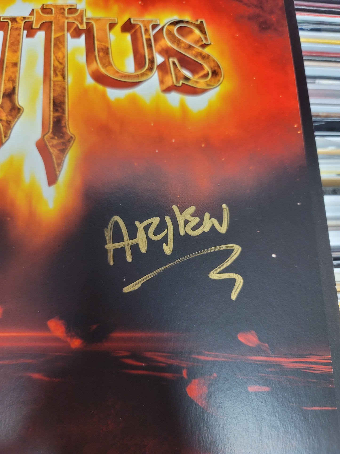 USED: Ayreon - Transitus LP record (red vinyl)