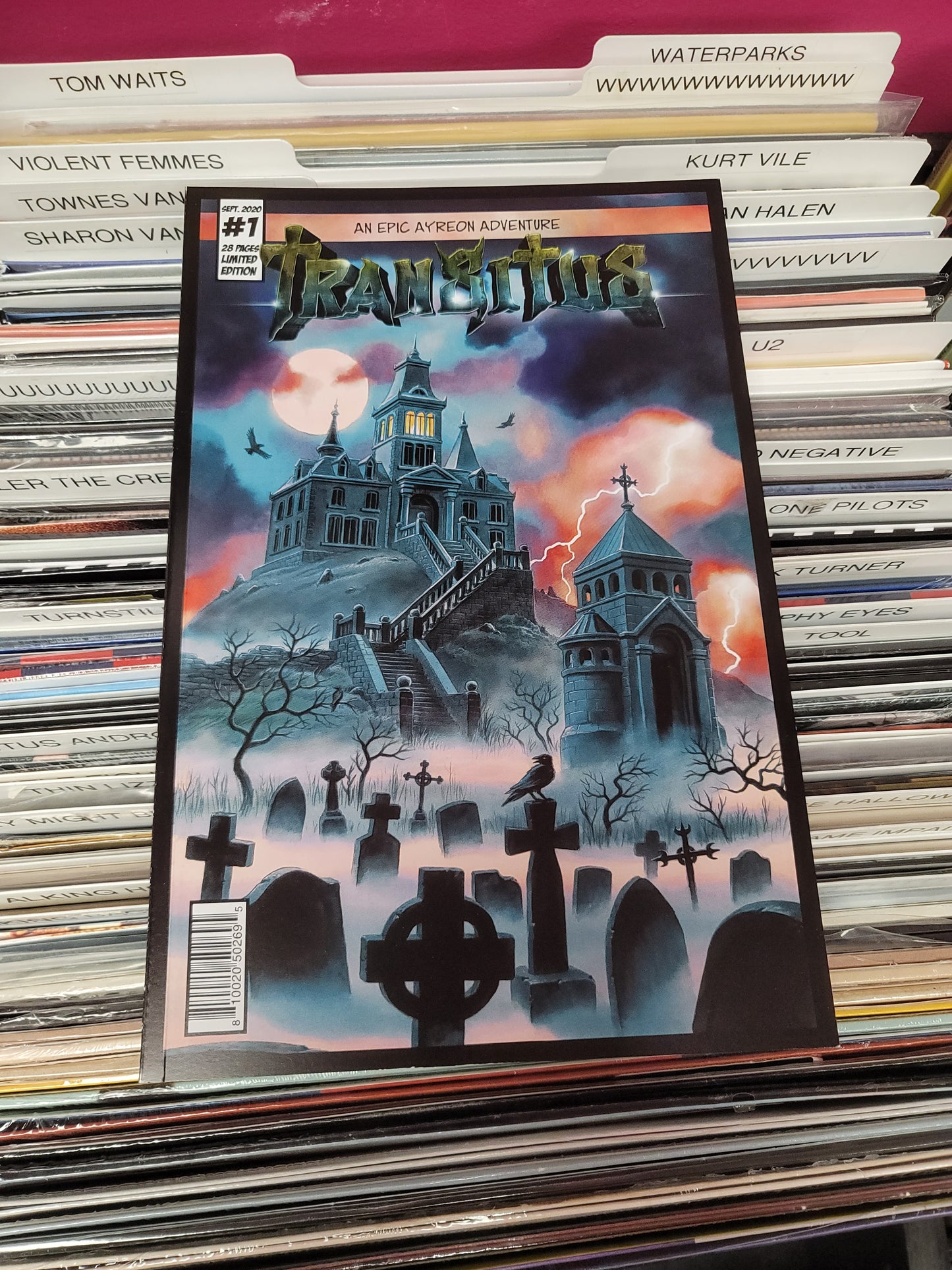 USED: Ayreon - Transitus LP record (red vinyl)