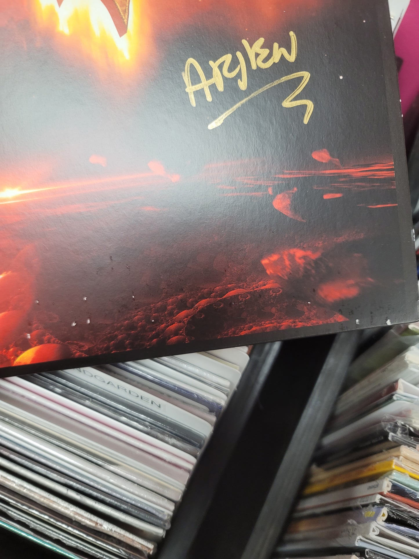 USED: Ayreon - Transitus LP record (red vinyl)