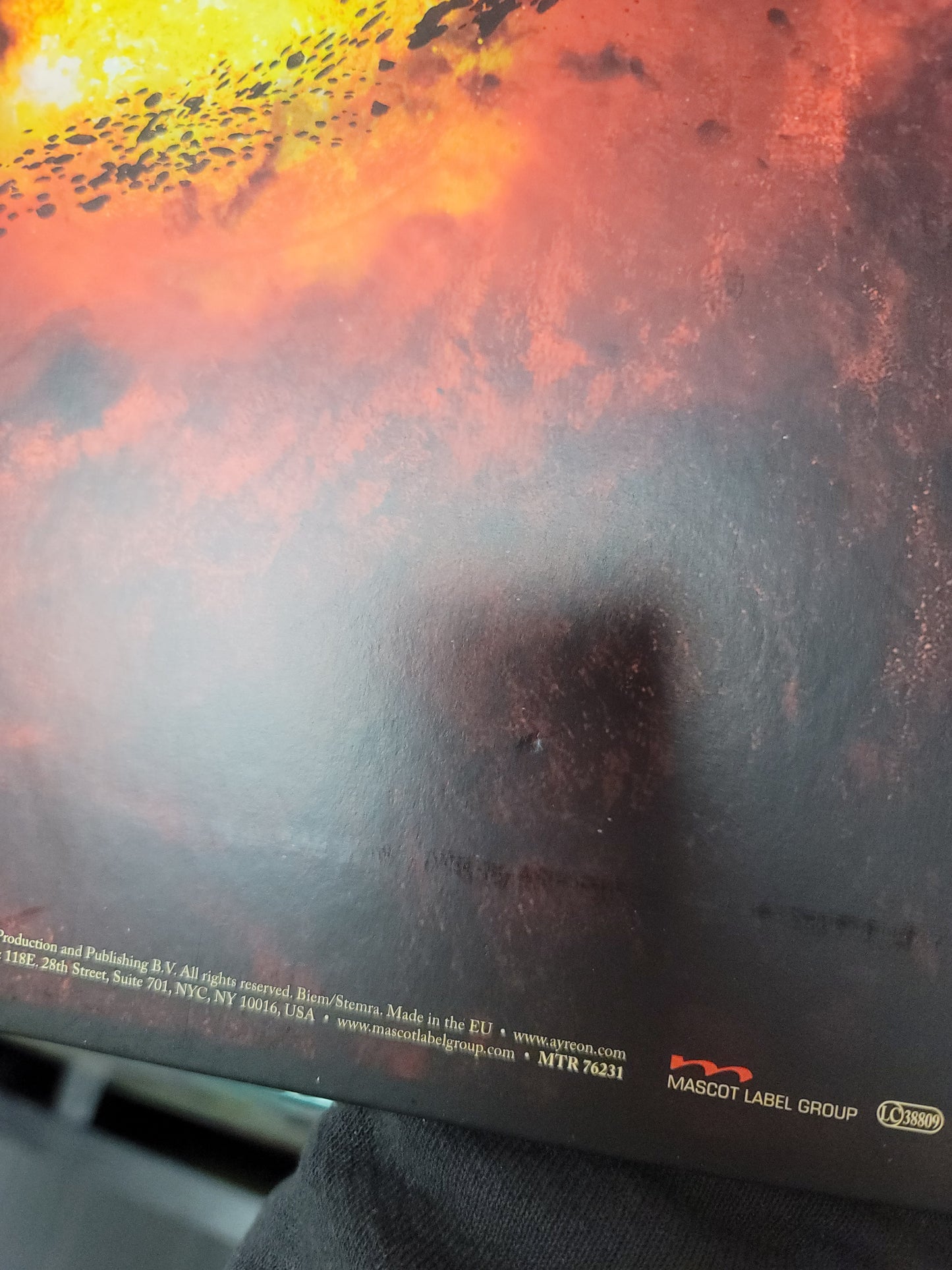 USED: Ayreon - Transitus LP record (red vinyl)