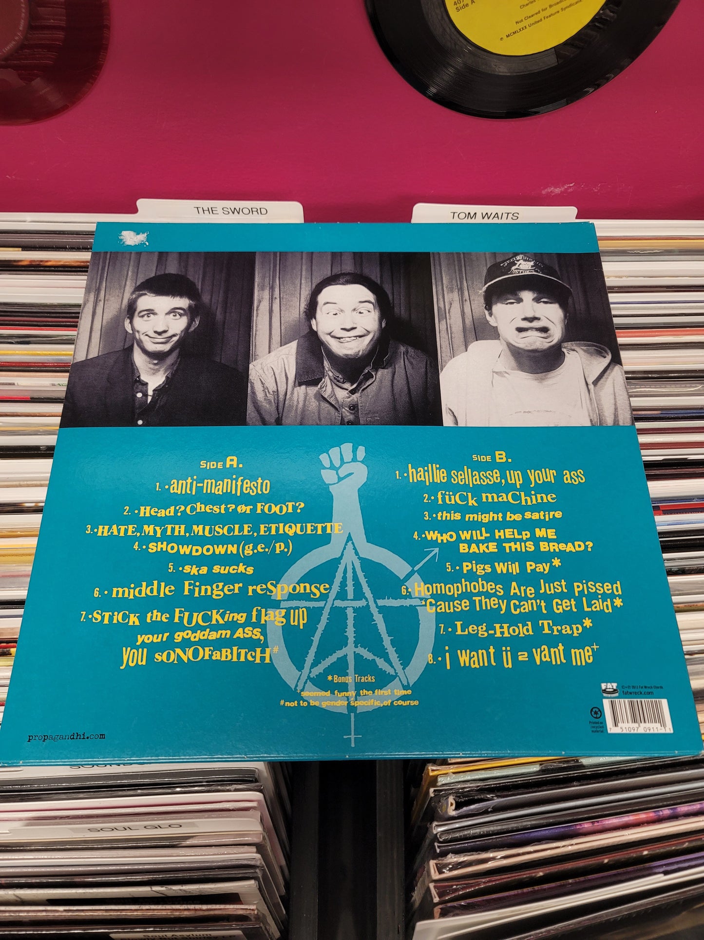 USED: Propagandhi - How To Clean Everything LP vinyl record